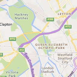 Map of Walthamstow