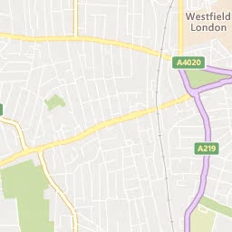 Map of Ladbroke Grove