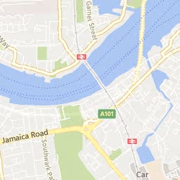 Map of Surrey Quays