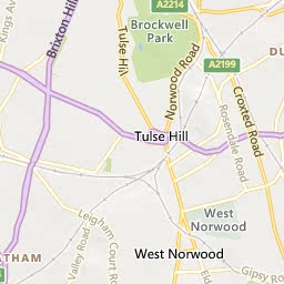 Map of East Dulwich