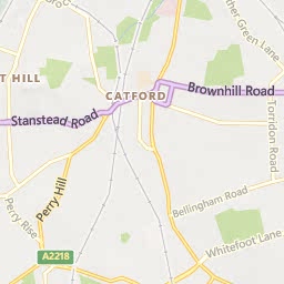Map of East Dulwich