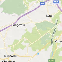 Map of Woking