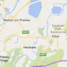 Map of Walton-On-Thames
