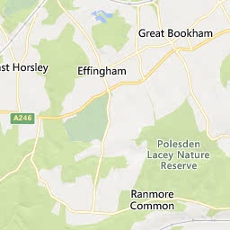 Map of Dorking
