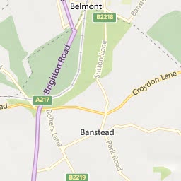 Map of Banstead