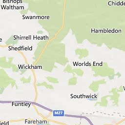 Map of Fareham