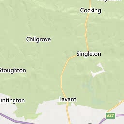 Map of Bognor Regis
