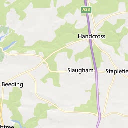 Map of Horsham