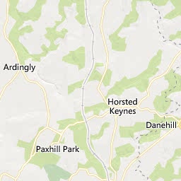 Map of Haywards Heath