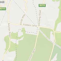 Map of Burgess Hill