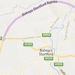 Map of Bishop's Stortford