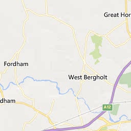 Map of Colchester