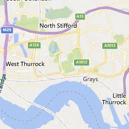 Map of Gravesend