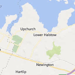 Map of Sittingbourne