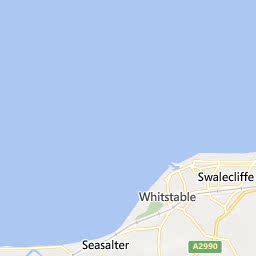 Map of Whitstable