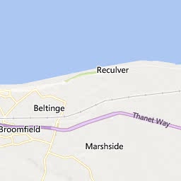 Map of Herne Bay