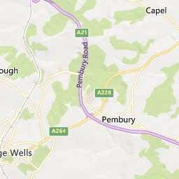 Map of Tonbridge