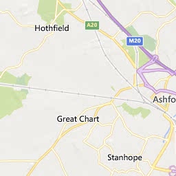 Map of Ashford
