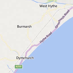 Map of Hythe